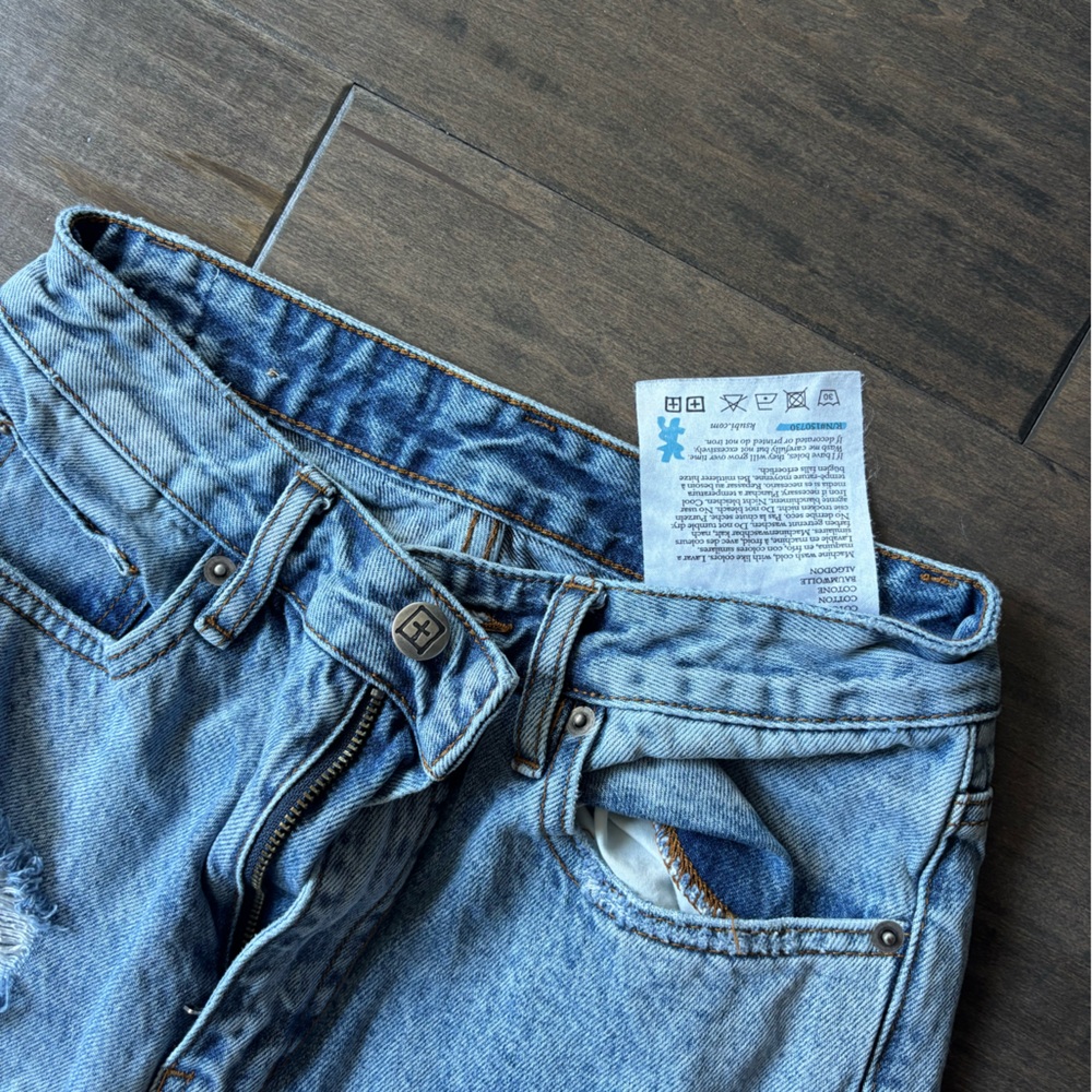 Ksubi Women's High Rise Light Blue Jeans